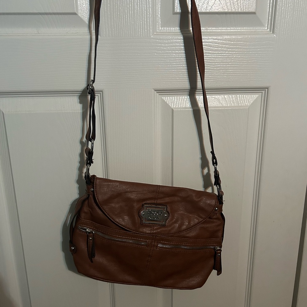 Nicole Brown Crossbody Bag
